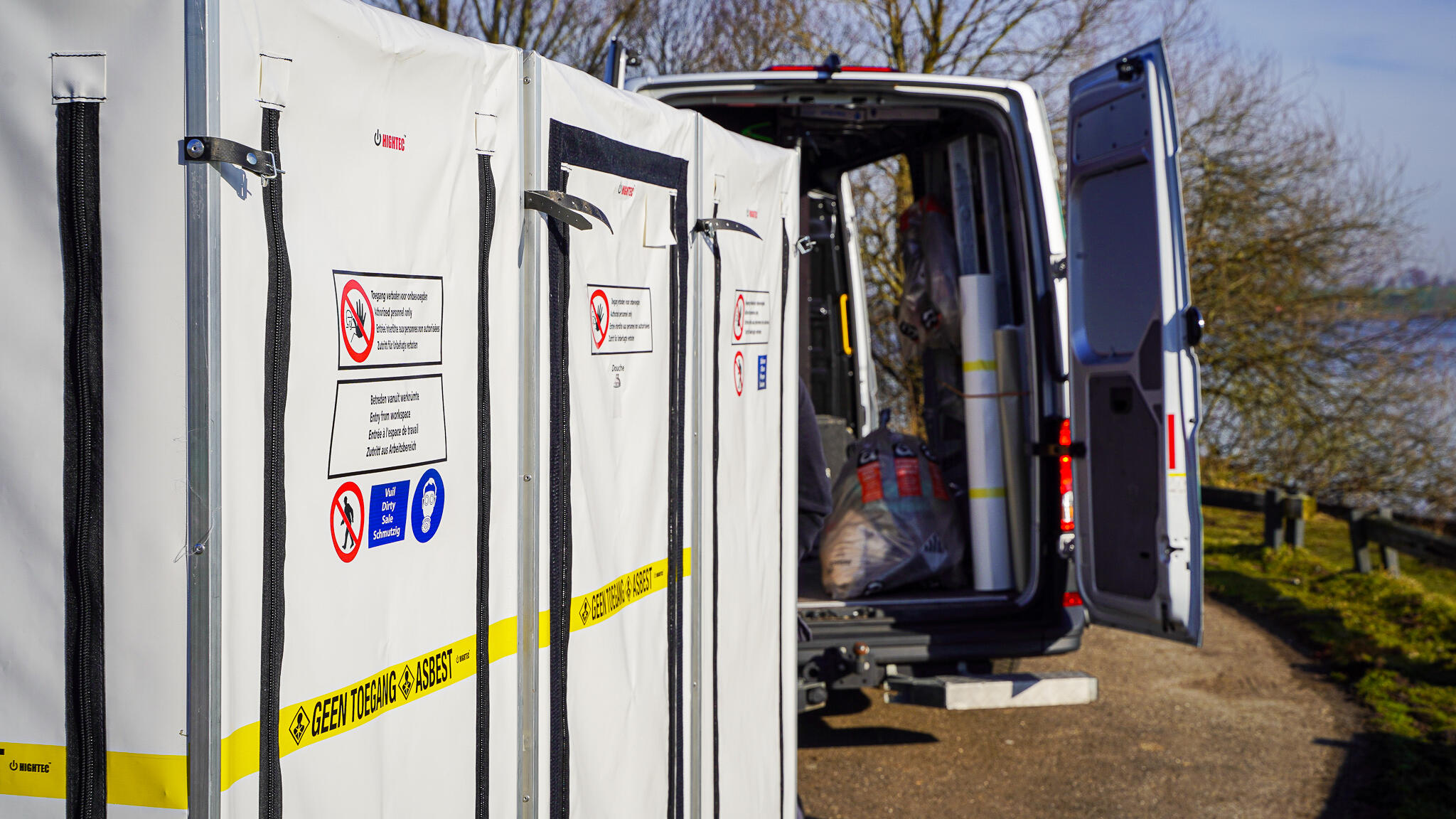 Werkbus Rek De werkbus van Michael Gelder voor veiligheid en efficiëntie